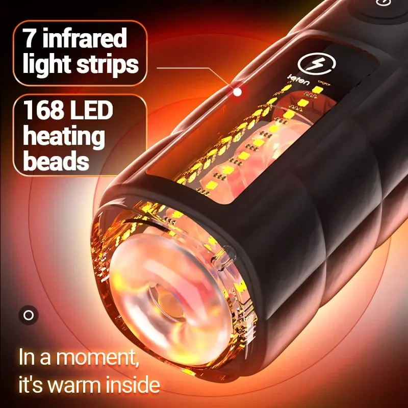 Leten Zero gravity Male Penis Training Cup Auto Thrusting and Heating Piston Stroker Adult Sex Toy For Man Penis Stimulation — image 2