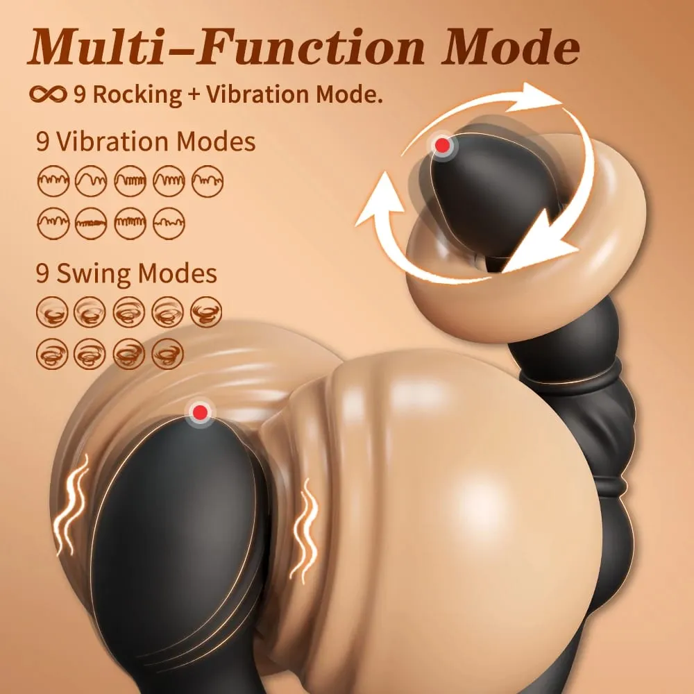 Contas anais vibratórias de ponta dupla, bolas anais para homens, massageador de próstata gay, plug anal de cabeça dupla, brinquedo sexual adulto, produtos para adultos — image 1