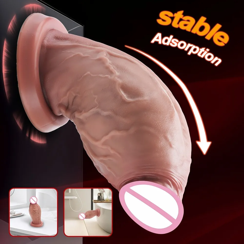 Dildo Simulation Penis Real Vein Anal Plug S-XXL With Suction Cup Women Sex Toys G-point Massage Men Prostate Stimulation 18+