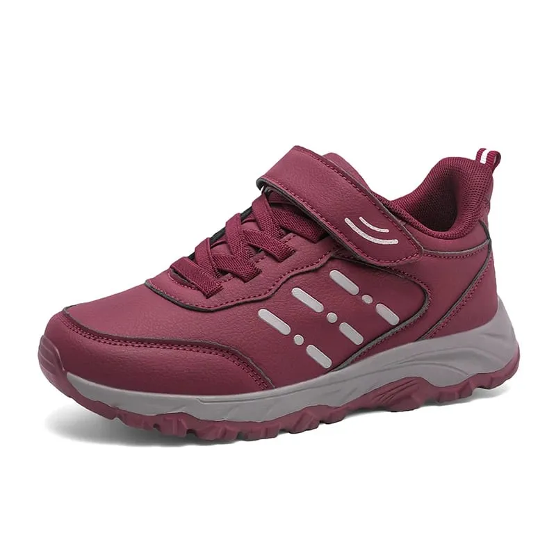 Men's Sneakers Waterproof Comfortable Durable Walking Shoes Classic Solid Color Outdoor Camping Casual Shoes Chunky Sneakers — image 9