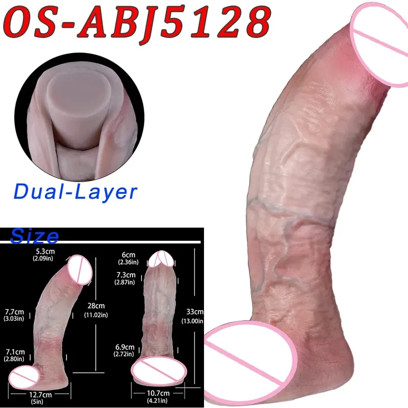47cm Makatotohanang Mahabang Dildos Double Head Anal Vaginal Stimulator Sex Toy na May Sucker Para sa Lesbian Couples Gay Men Adult Tools — image 28