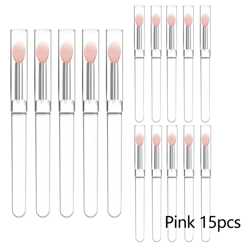 3/15 PCS Silicone Lip Mask Applicator Reusable Lip Brush Transparent Lipstick Tool For Lip Gloss Eyeshadow Brushes Εργαλεία μακιγιάζ — image 14