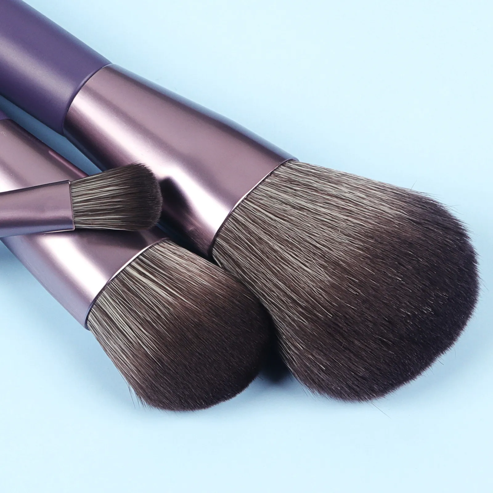 Portable 7Pcs Complete Makeup Brushes With PU Storage Bucket Foundation Highlight Eyebrow Beginner Cosmetic Kit — image 4