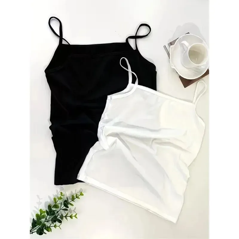 Women Gothic Spaghetti Strap Cami Tank Top Vintage Distressed Cross Print Sleeveless Camisole Y2K Streetwear Casual Summer Tops