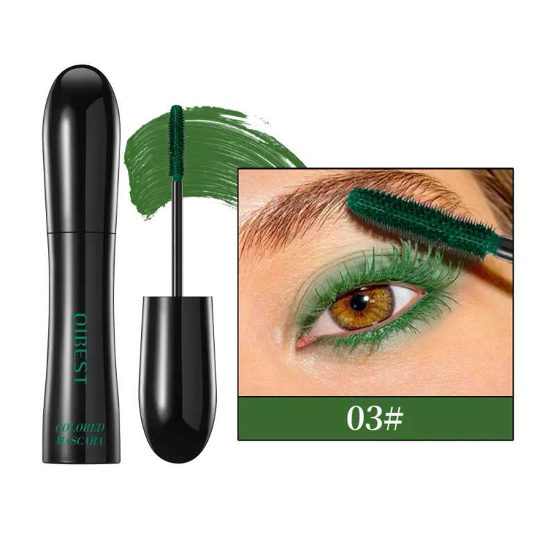 Chocolate Brown Mascara Colorful Curling Eyelash Extension Waterproof Fast Drying Lengthening Eye Black Lashes Makeup Lasting