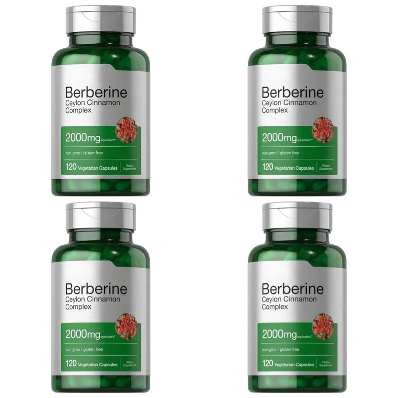 Berberine Ceylon Cinnamon Complex 2000mg Vegetariske Kapsler Ikke-GMO Glutenfri Dagligt Wellness Supplement for Voksne 120 Count — image 10