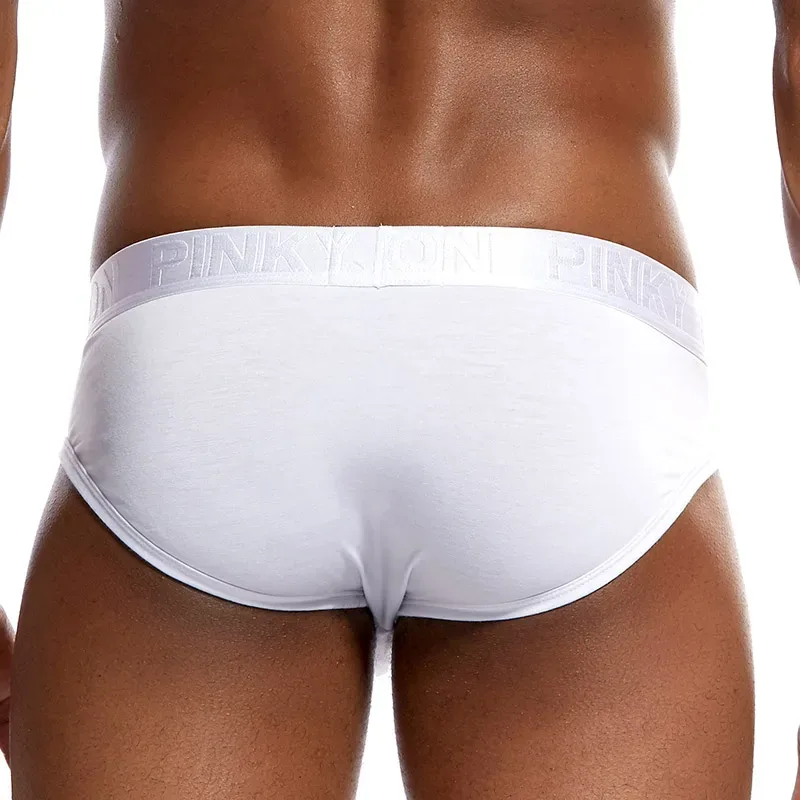 Marca Pinky Seaso, los más vendidos, pantalones triangulares sexis, ropa interior fina de Modal de Color sólido, calzoncillos de Modal ventilados de talla grande para hombres — image 4