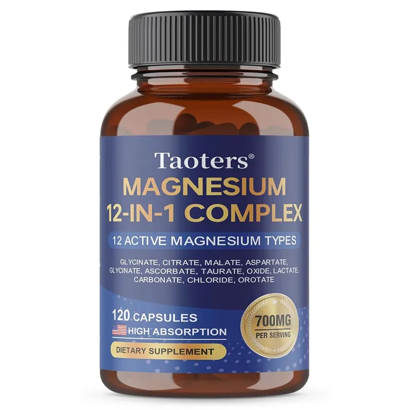 Magnesium 12-IN-1 Complex - Sinusuportahan ang Heart and Bone Health Aids Relaxation Nagpapabuti sa Lakas ng Muscle at Nagpapalakas ng Immunity — image 9