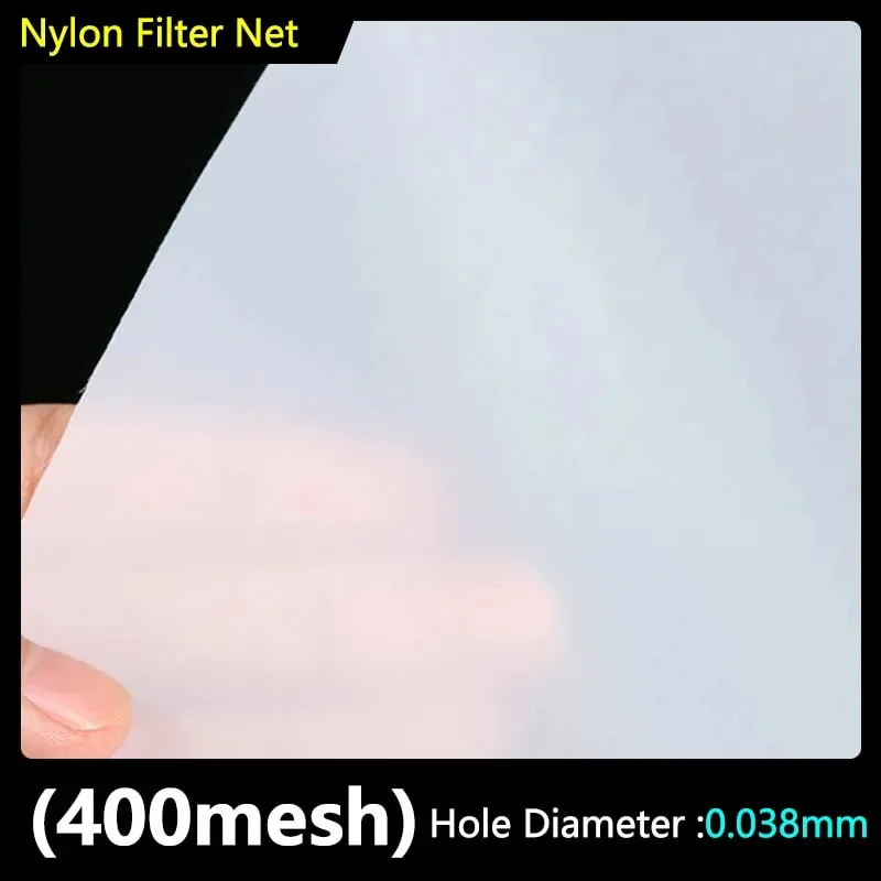 Food Grade Nylon Filter Mesh 80-500 Mesh Reusable Filter Fabric for Wine Drinking Water Kitchen Oil Paint & Ink Purification — image 17
