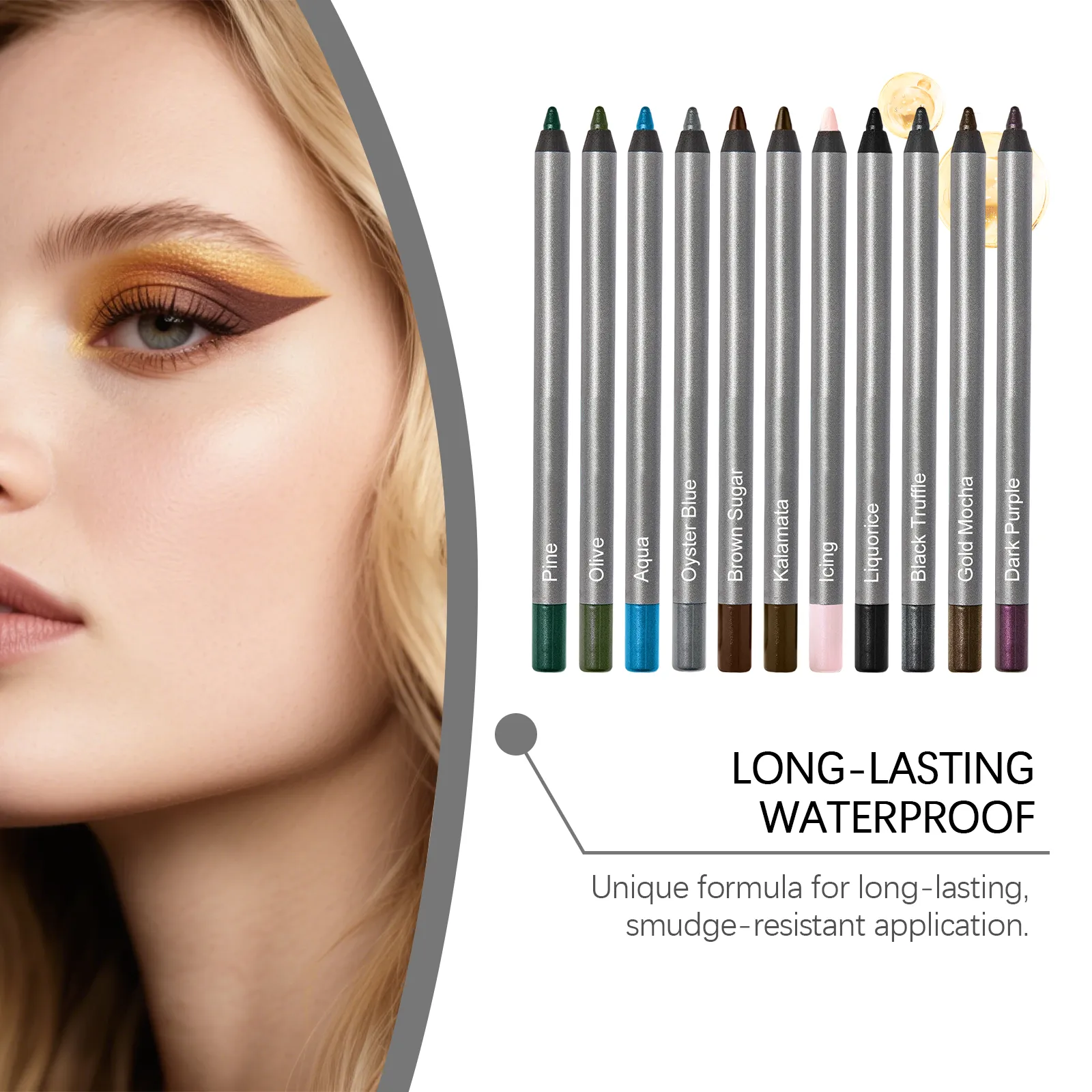 Waterproof Eyeliner Pen Natural Outline Line Quick-Drying Beginner-Friendly Eye Makeup Anti Smudge Eyeliner Eyes Makeup Cosmetic — image 6
