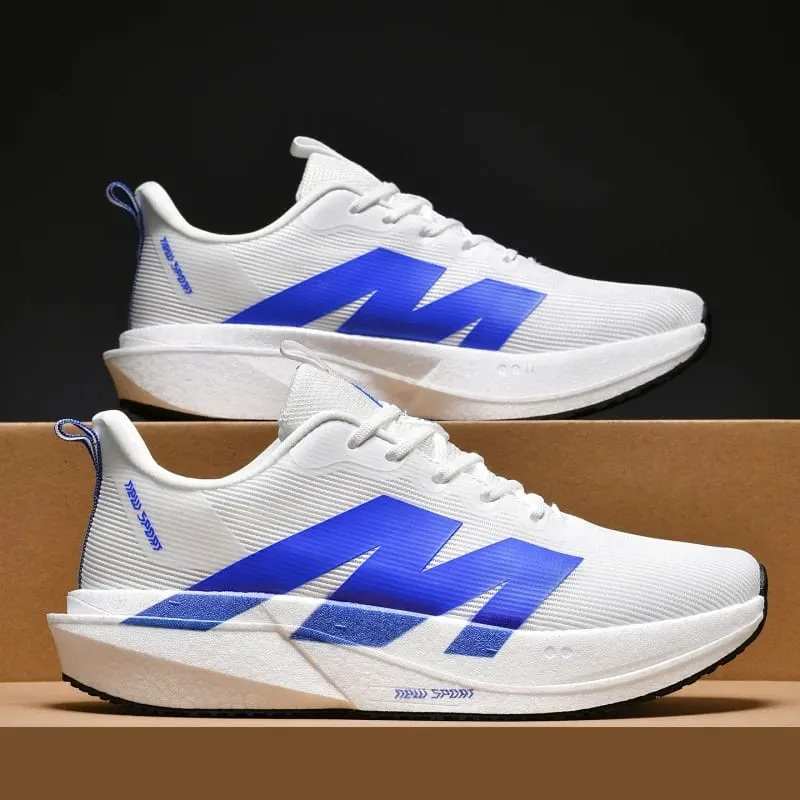 Men Marathon Running Shoes Carbon Board Speciality Sports Breathable Lightweight Women's Comfortable Athletic Sneakers Original
