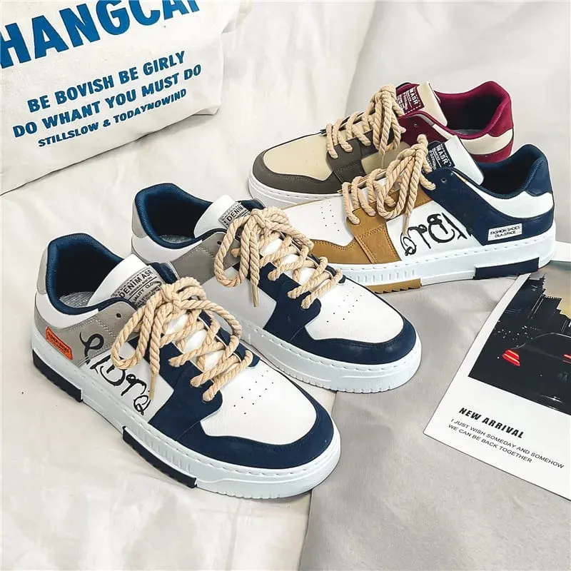 Men Slip on Fashion Sneakers Breathable Running Walking Tennis Gym Training Shoes Non Slip Workout Flats Casual Sport Male — image 4