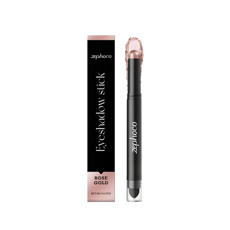 Waterproof Eye Shadow Stick with Brushes Long Lasting High Pigmented Double Head Eye Shadow Stick 8 Colors Maekup — image 13