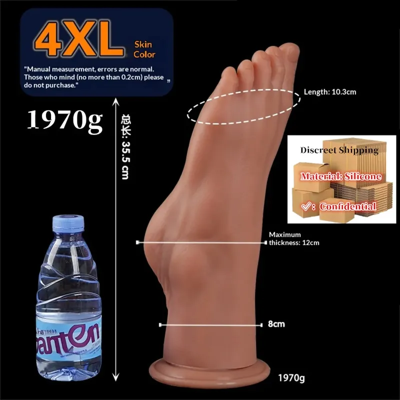 Feet Style Anal Plug Big Silicone Ass ButtPlug Deep Masturbator Dildo Dilator Stimulator Anal Dildo Adult Sex Toy For Women 성인용품 — image 14