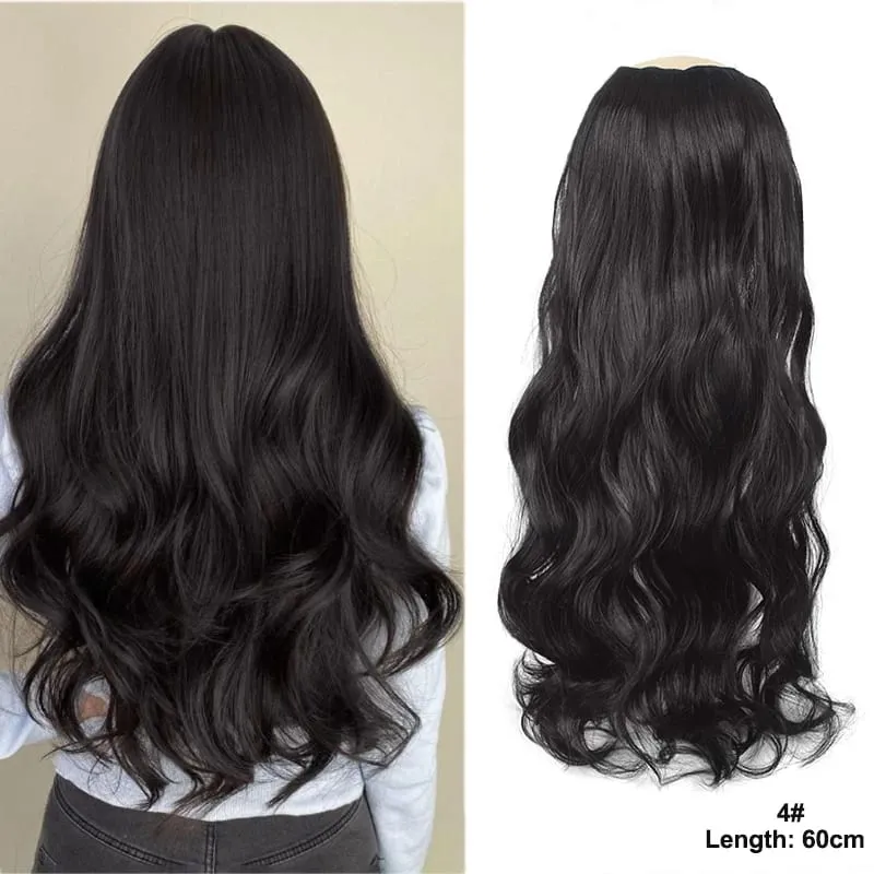 24 inch Long Wavy Hair Clip/Hair Extensions/Wigs/Women's Synthetic Wigs/Parties/Role-Playing/Different Events — image 11