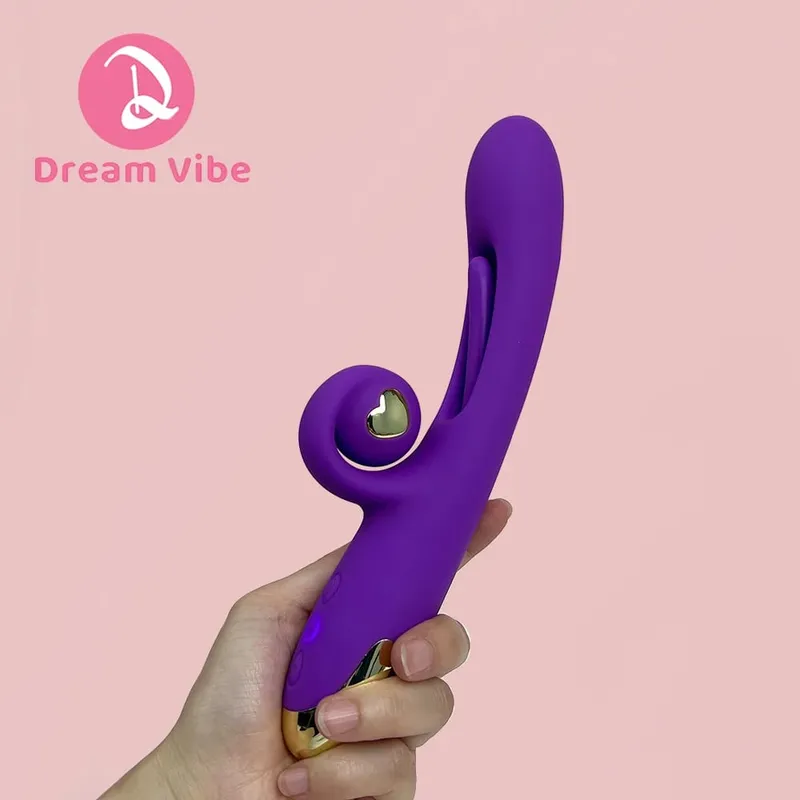 3 in 1 Snail Vibrator Flapping Tapping Tongue Flexiable Snail Penetration G Spot at Clitorial Sex Toy para sa Babae Pleasure 18+ Laruan