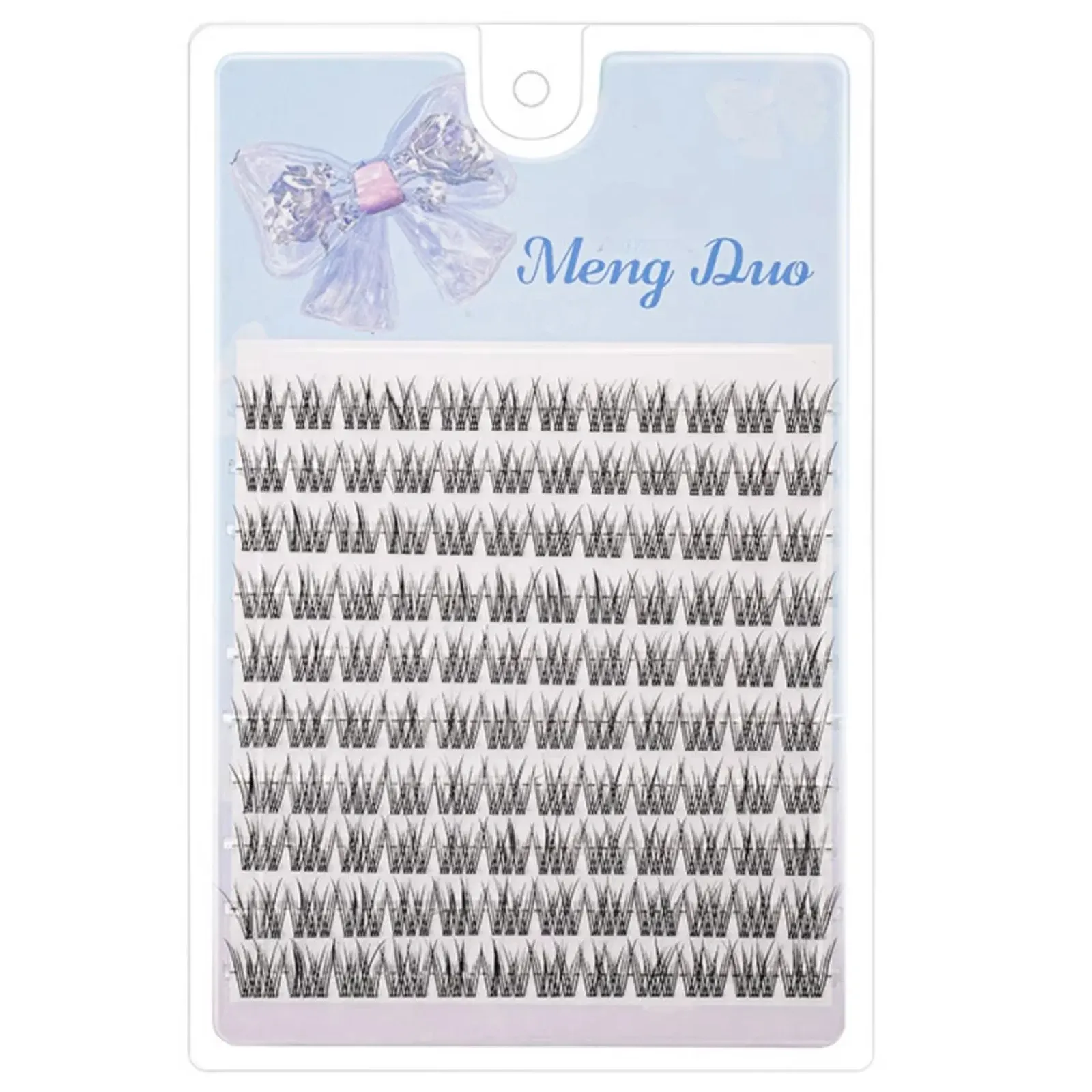 Ultra-Light Natural Long Fish Tail Cluster Lashes Manga Cat Eye Fluffy Extensions Portable Travel Daily Makeup Kit — image 5