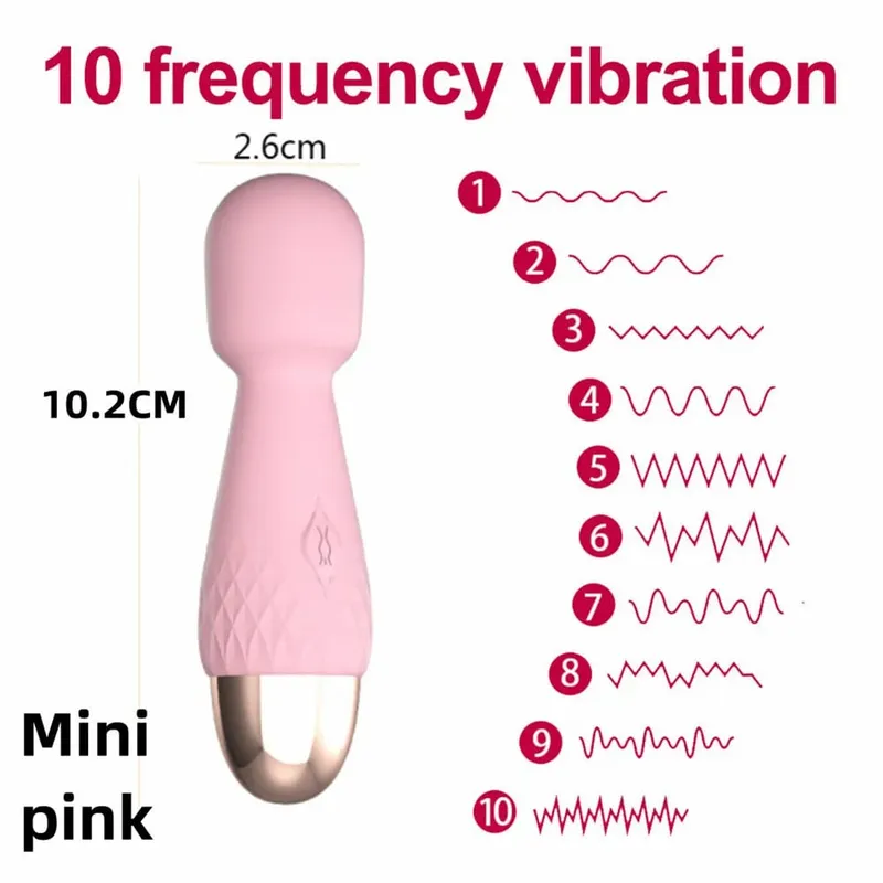 Varinha massageadora saltando ovo bala vibrador g-ponto mamilo clitóris estimulador adulto brinquedos sexuais para mulheres vibrador masturbador sex shop — image 8