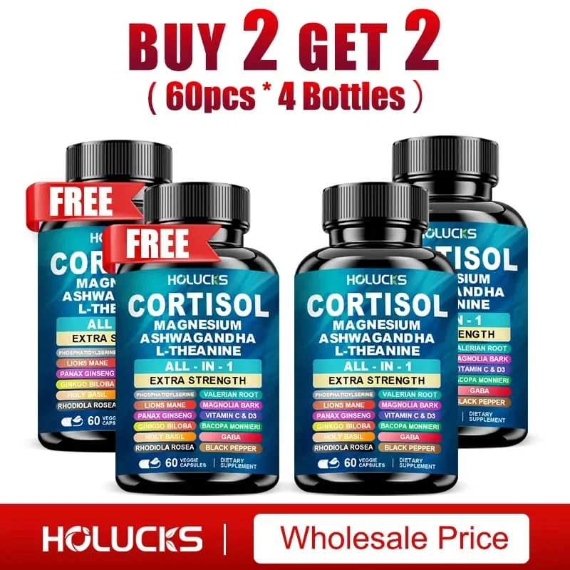 Koop er 1, krijg er 1 gratis! Premium Cortisol-capsules ondersteunen het evenwicht in hormonen, verminderen opvliegers en bevorderen een goede nachtrust. Niet-GMO