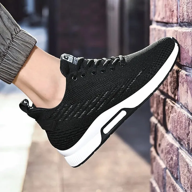 Sneakers Men Height Increase Insoles 6cm Elevator Shoes Chunky Taller Heel Lift Plus Size 37-46 — image 7