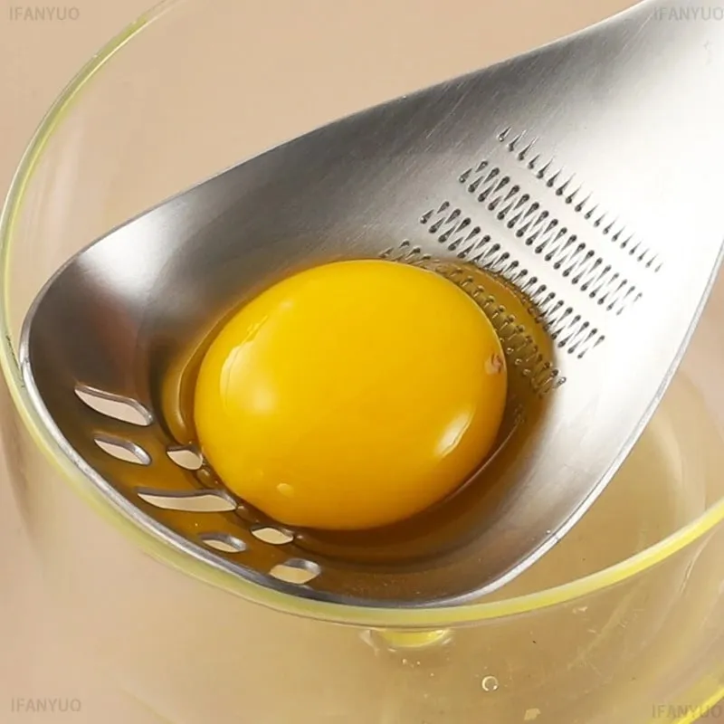 Multifunctional Stainless Steel Ginger Grater Spoon Garlic Ginger Spoons Versatile Kitchen Ginger Masher for Mincing Vegetable — image 1