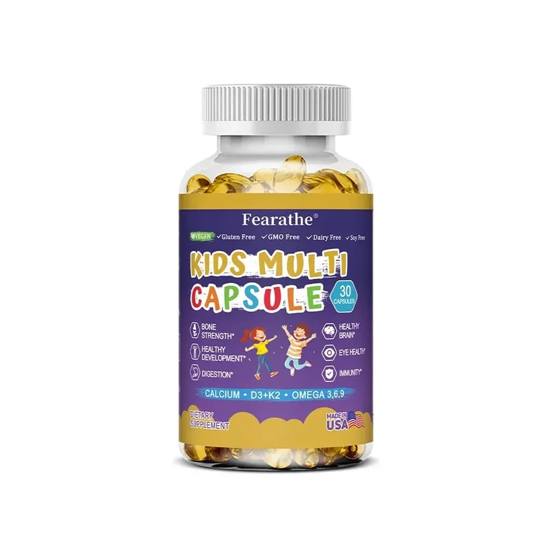 Kids Complete Nutrition Gummies na may Vitamin D3 Zinc at Iodine para sa Immune Support at Growth Support 60 Gummies