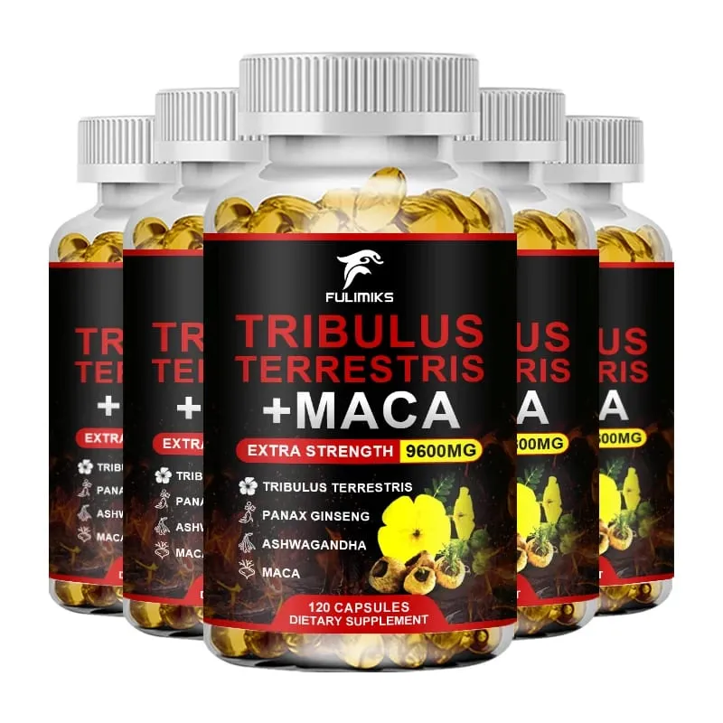 Tribulus Terrestris + Maca Capsules 9600MG with Ginseng & Ashwagandha Supports Energy Stamina & Muscle Performance — image 12