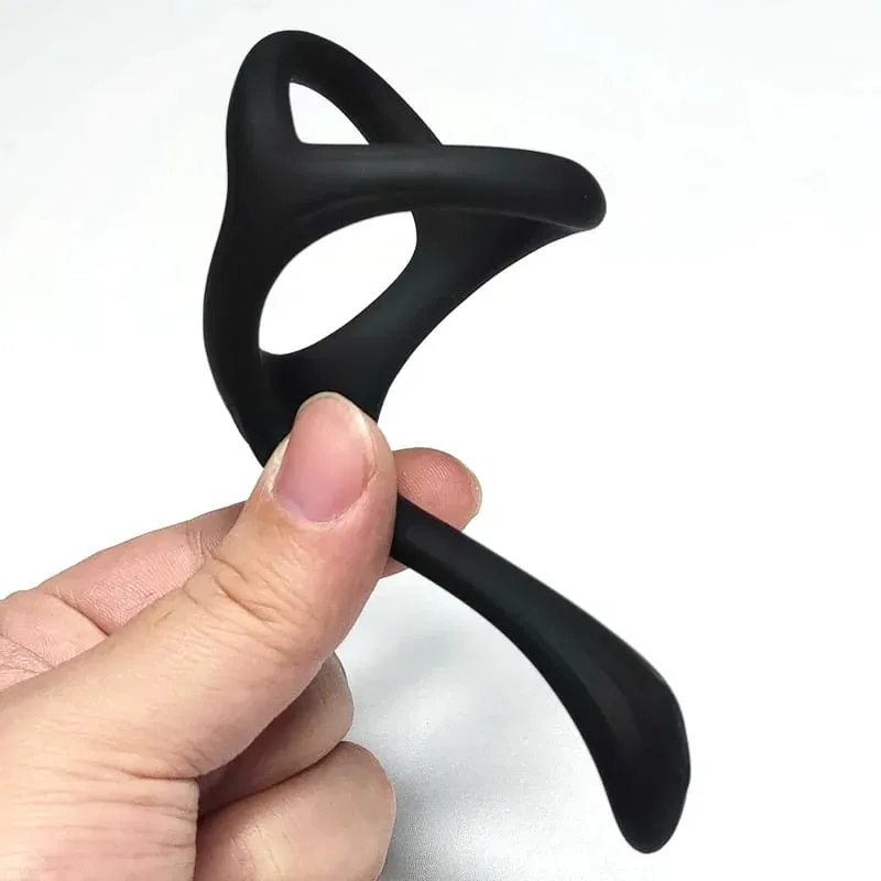 Penis Ring for men Delay Ejaculation Reusable Silicone Semen Cock Ring Penis Enlargement Sexy Slave Stretchy Sex Toys For Men — image 2
