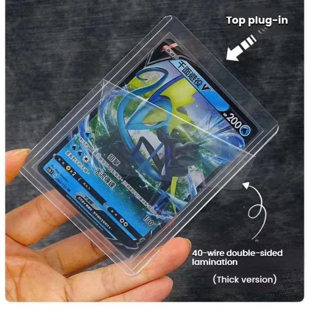 25-100pcs 3" x 4" Hard Card Sleeve Clear Anti Scratch Protector For Pokemon Game Baseball Sports Card Trading Protect Toploaders — image 6