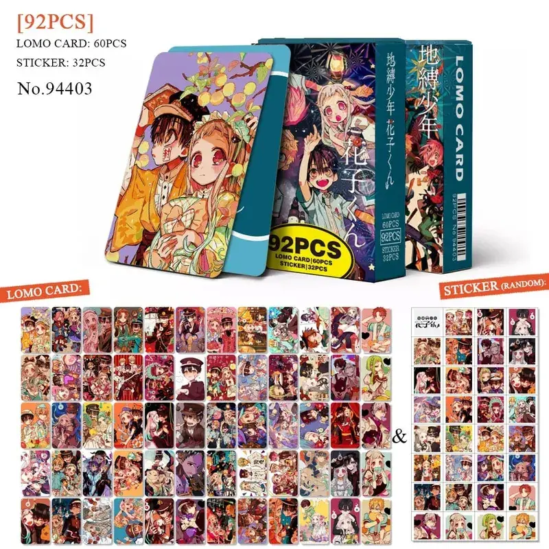 Tarjeta postal de Anime Attack on Titan Lomo, juguete Haikyuu boticario diarios Honkai Star Rail, tarjetas de colección con pegatinas de regalo — image 16