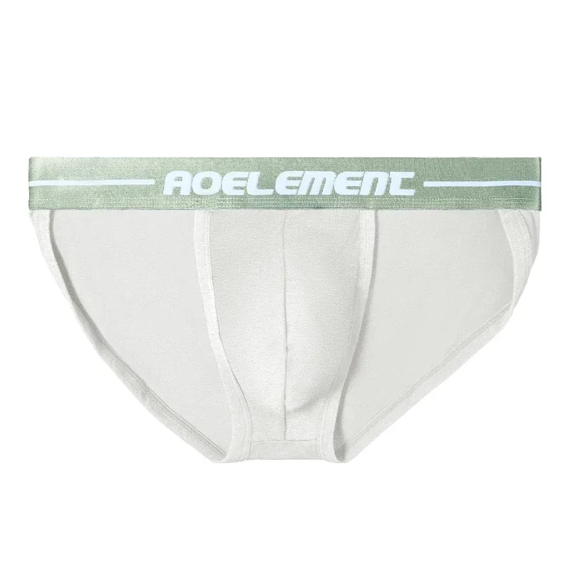 Low waist sexy modal panties men u convex tight high fork T pants sports briefs thong summer thin shorts — image 4