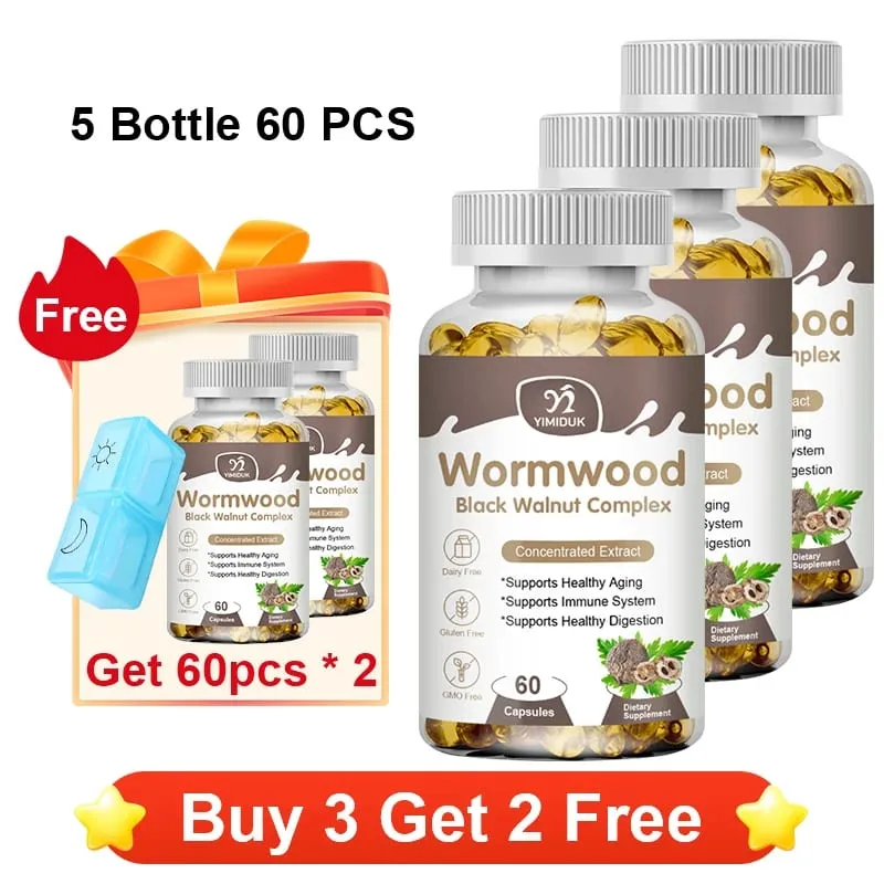 Premium Wormwood Cleanse Supplement with Black Walnut Clove & Quassia Supports Intestinal Health Detox & Digestive Balance — image 10