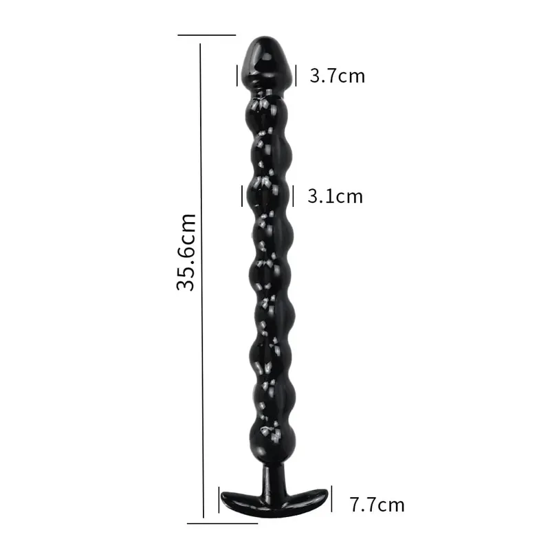 Plugue anal longo com bolas grandes, plugue grande para bunda, brinquedos sexuais eróticos para mulheres, homens, dilatador gay, massageador de próstata, produtos para adultos — image 13