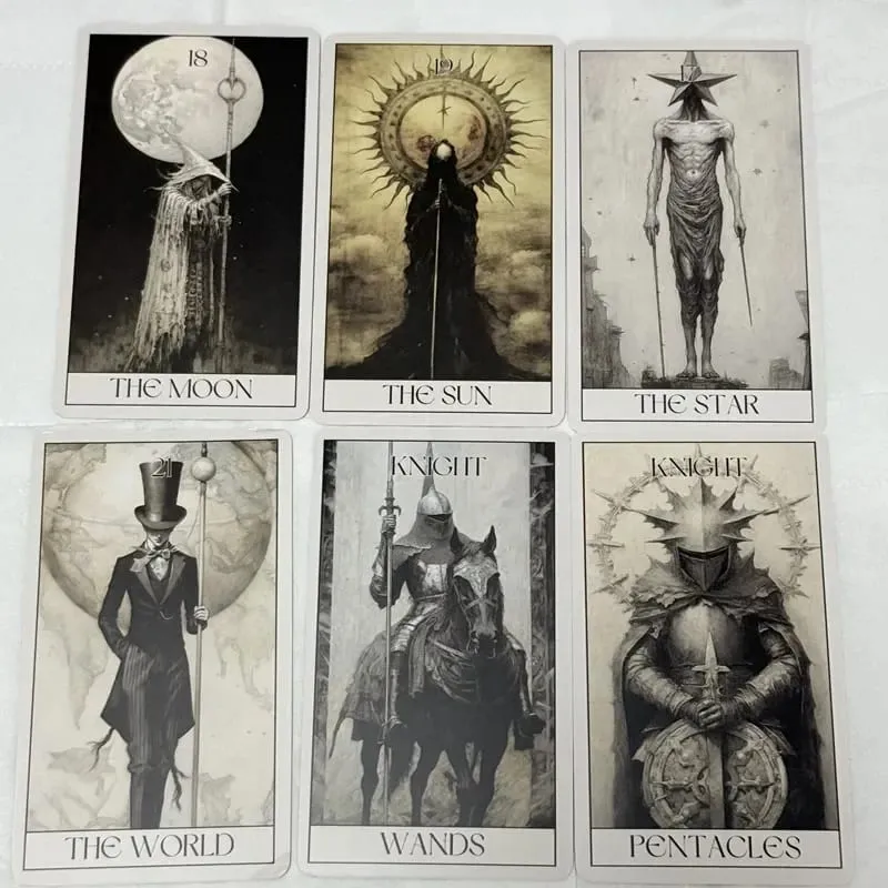 Gothic Horror Tarot Cards Wait 78 Tarots Board Games Leisure Entertainment Family Gatherings Gothic Tarot Deck — image 2