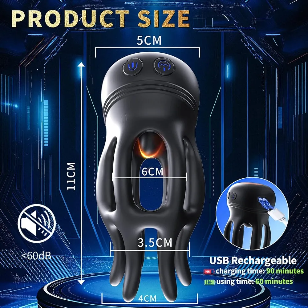 10 Mode ng Penis Delay Trainer Exerciser Glans Stimulater Massager Mens Vibrator Male Masturbator Equipment Mga Laruan na Pang-adulto Para sa Mga Lalaki — image 6