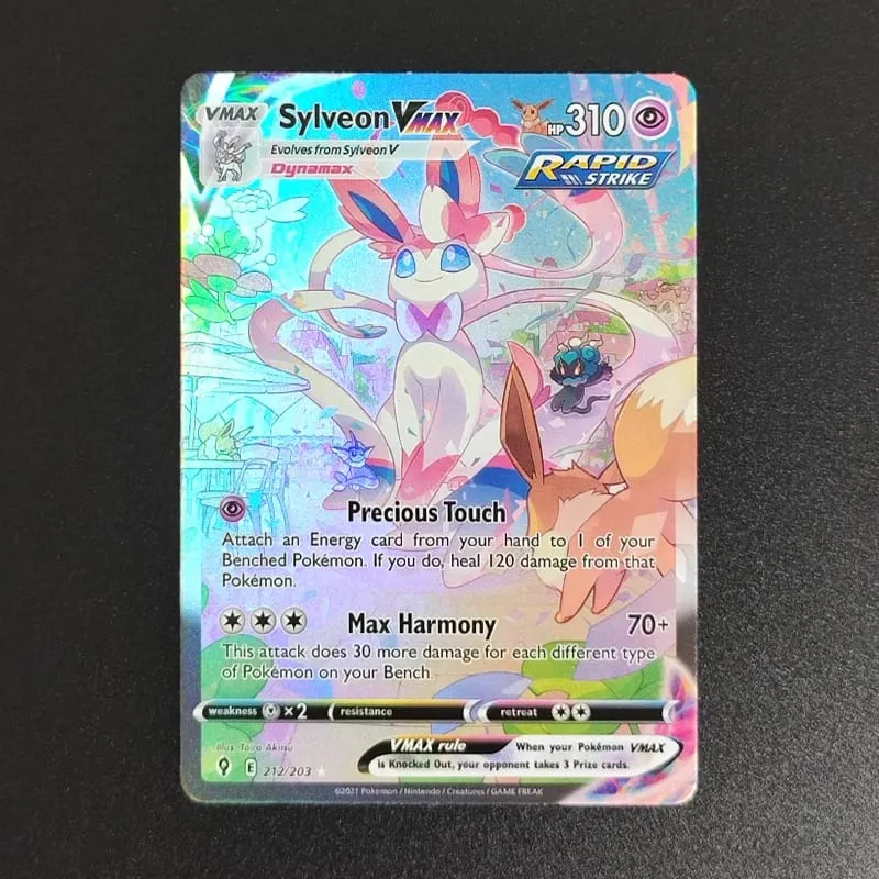 Pokemon Card PTCG Foil Proxy English Gengari Rayquaza Vmax Giratian Lugia V Mew Latias Latios EX Collectibles Trading Card Game