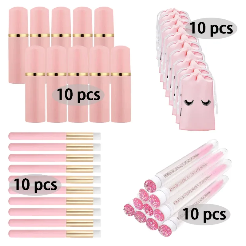 20/40Pcs 60ml 플라스틱 리필 가능 누출 방지 빈 폼 펌프 병 래쉬 샴푸 키트 여행 비누 디스펜서 페이스 워시 메이크업 도구