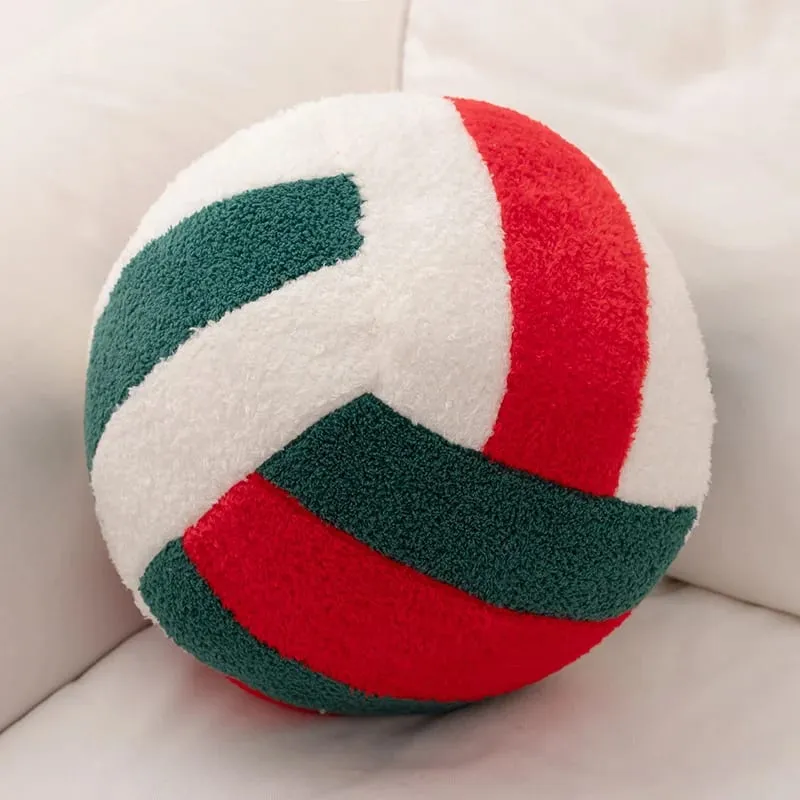 20/24cm Volleyball Sport Ball Plush Pillow Stuffed Interactive Indoor Home Game Prop Plushie Decor Gift — image 10
