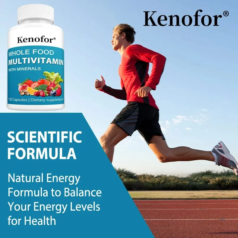 Cápsulas multivitamínicas contêm biotina e magnésio para antioxidantes, ajudam a aumentar a energia da função imunológica e a saúde imunológica — image 4
