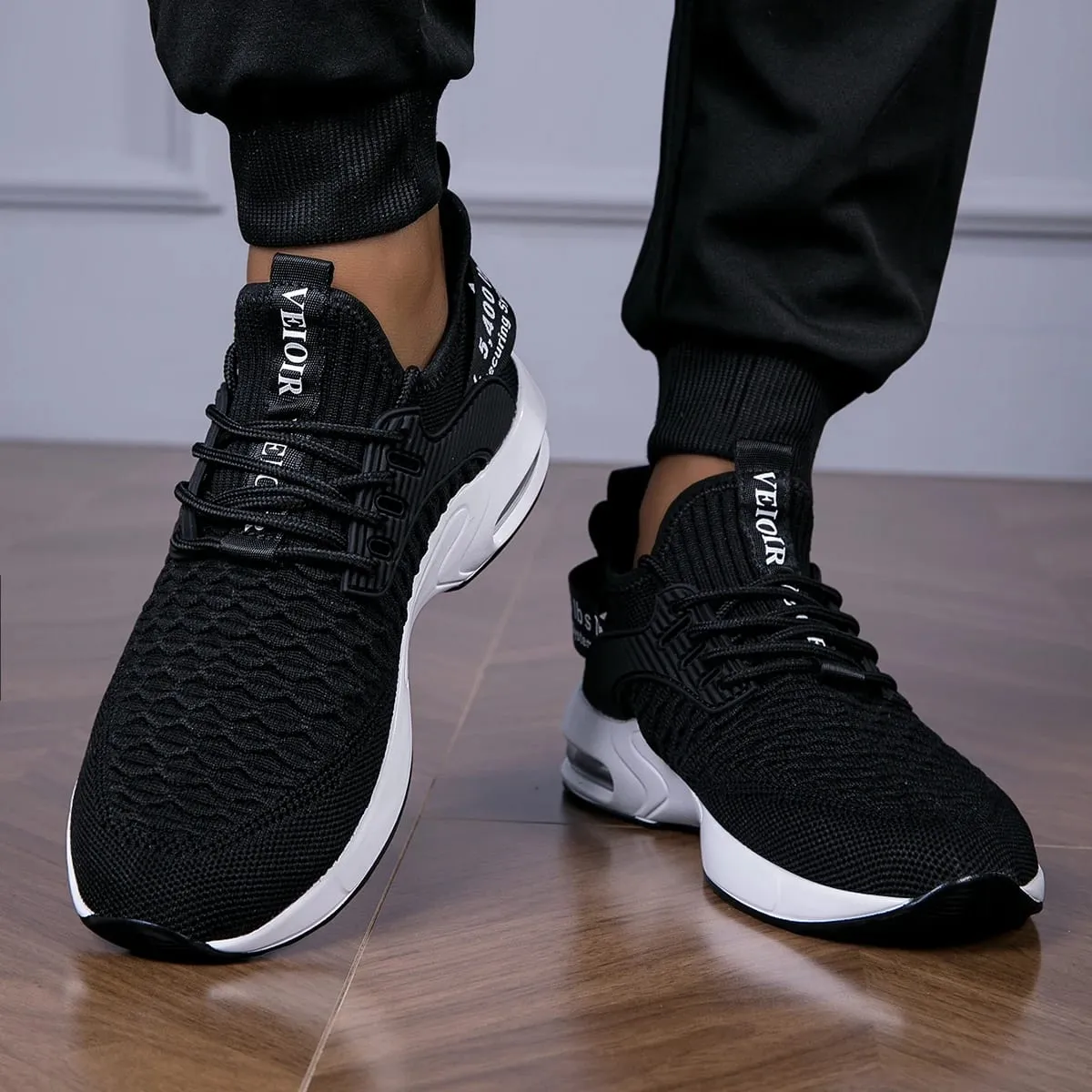 New Men's Sneakers Thick Sole Comfortable Casual Shoes Lightweight Breathable Fashion Running Shoes Luxury Male Tenis Masculino — image 4