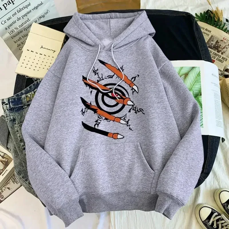 2026 Anime and manga printed hoodies for men and women, hooded pullovers for spring and autumn, comfortable sportswear tops — image 5