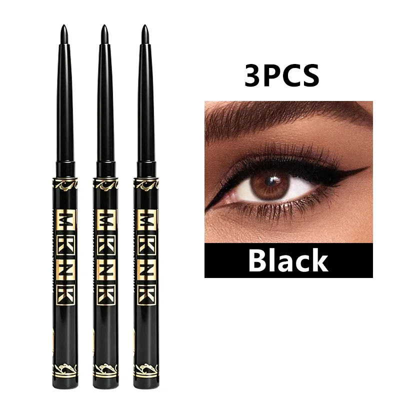 Black Brown Eyeliner Pencils Waterproof Sweatproof & Smudge-Proof with Easy Twist Application Eye Liner Pen for Bold Eye Makeup — image 8