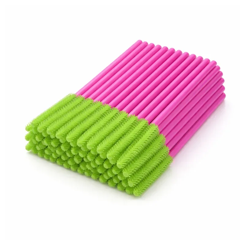 Silicone Eyelash Brush Mascara Wands Applicator Eyebrow Comb Rod Spoolies Eyelashes Brushes Lash Extension Supplies Makeup Tools — image 12
