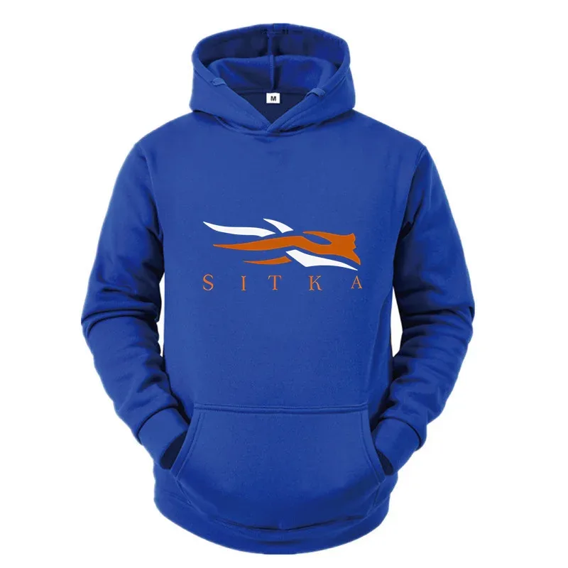 2026 Bagong SITKA Letter Printed Fashion Men's Street Harajuku Y2K Autumn/Winter Hoodie Hip Hop Warm Sports and Leisure Clothing — image 5