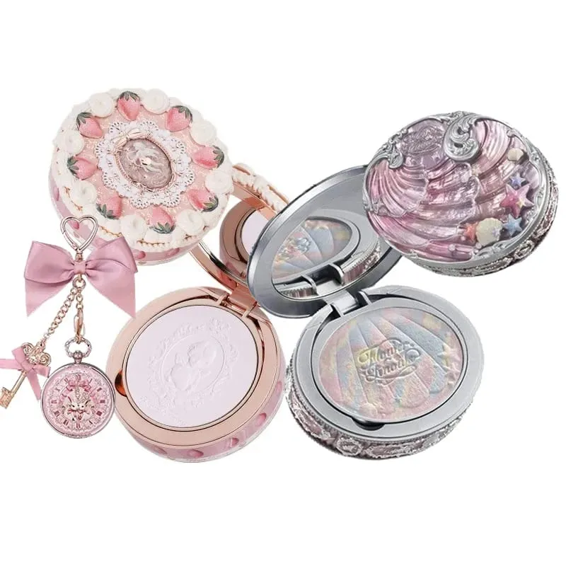 Flower Knows Strawberry Cupid Collection Makeup Set Pressed Powder Solid Perfume Makeup Kit for Women Full Kit Teenagers Make up — image 2
