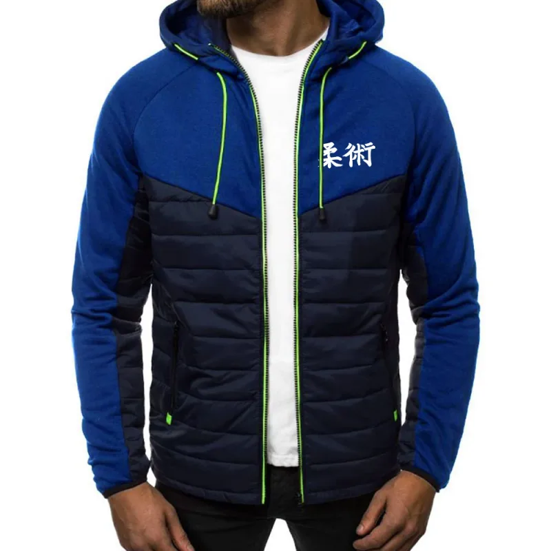 Jiu Jitsu brasileiro O casaco masculino de algodão de sete cores é adequado para o inverno multicolorido moletom com capuz jaqueta — image 5
