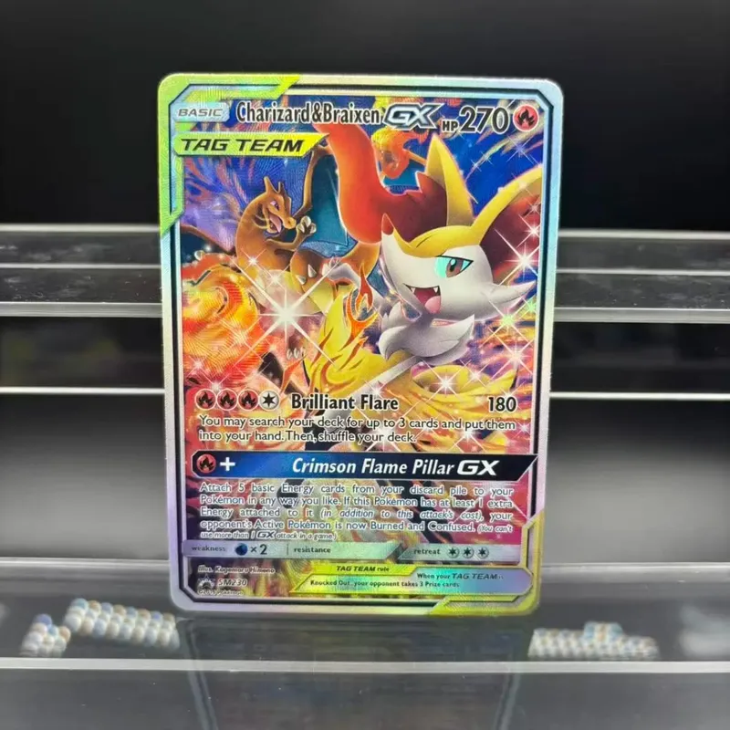 DIY Collection Cards Zekrom Umbreon Espeon Mewtwo GX EN Self Made Single Card Classic Game Anime Card Gift Toy — image 3