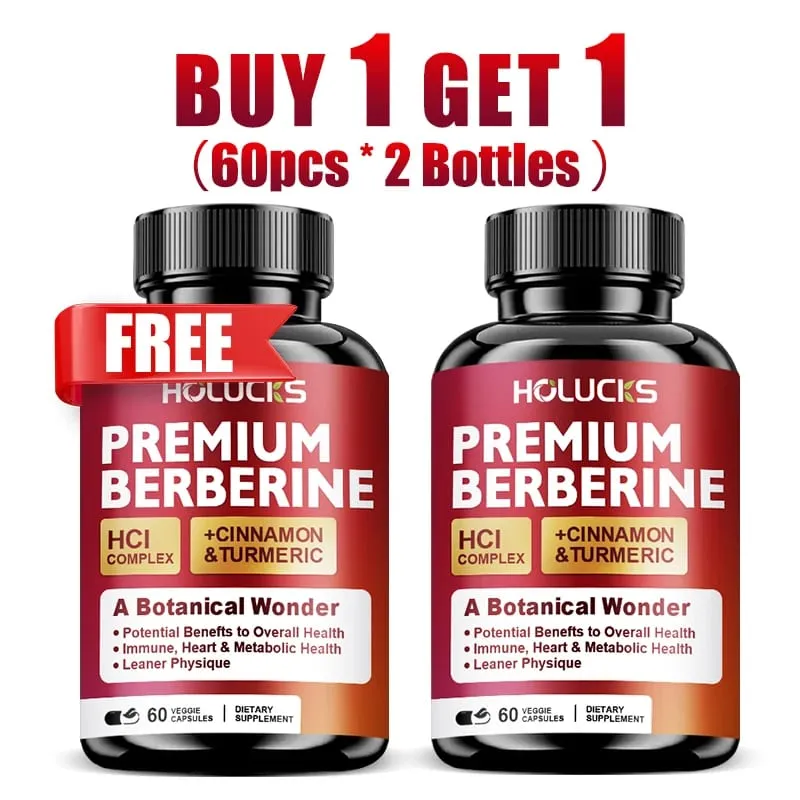 Cápsulas de berberina suportam açúcar no sangue, coração, metabólico, digestivo, saúde, gerenciamento de peso, desintoxicação do fígado, antioxidante imunológico — image 5