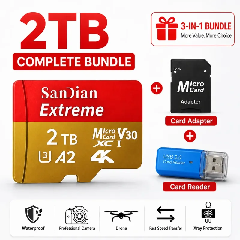 High-Speed 128GB Micro TF Card Class10 256GB Flash Card 512GB Memory Card for Smartphone Tablet — image 16