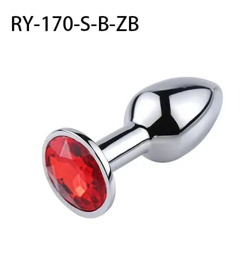 Plugue anal de metal para ânus de cristal, base de joias para jogador iniciante para jogador sênior, 5 tamanhos sm, massagem ponto g, brinquedos sexuais bdsm, 1 peça — image 12
